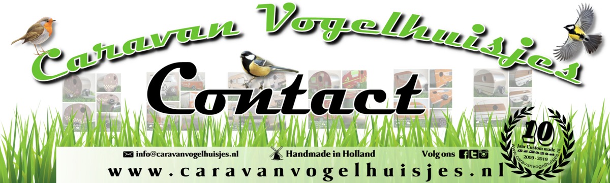caravan vogelhuisjes